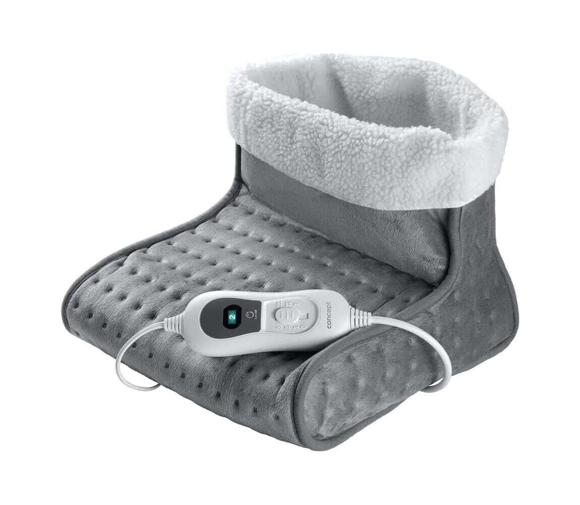 Concept BV1020 - Elektrická vyhřívaná bota 100W/230V 30x30 cm šedá/bílá BV1020