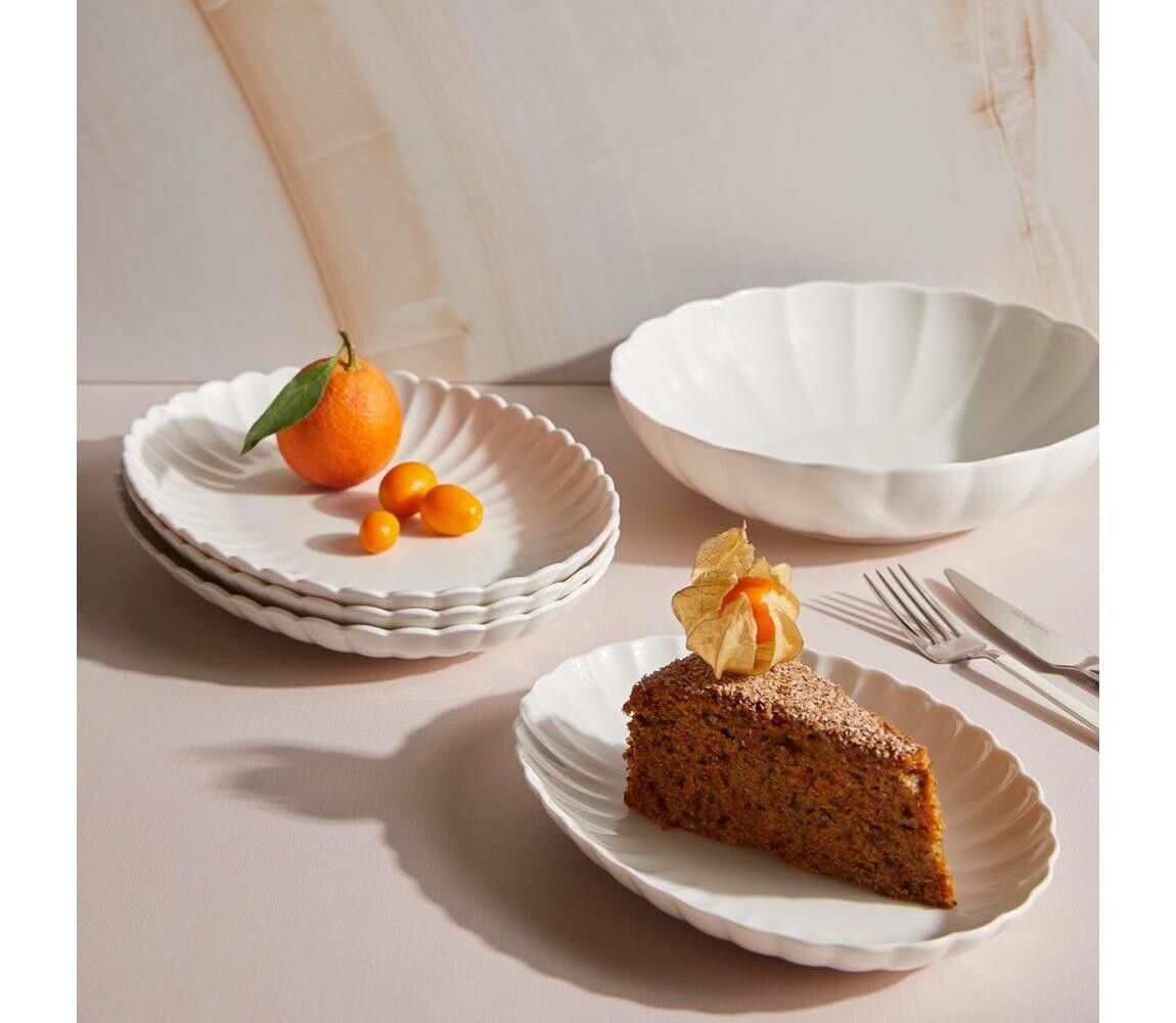 Jídelní sada 27 ks bílá/porcelán 719KTP9866