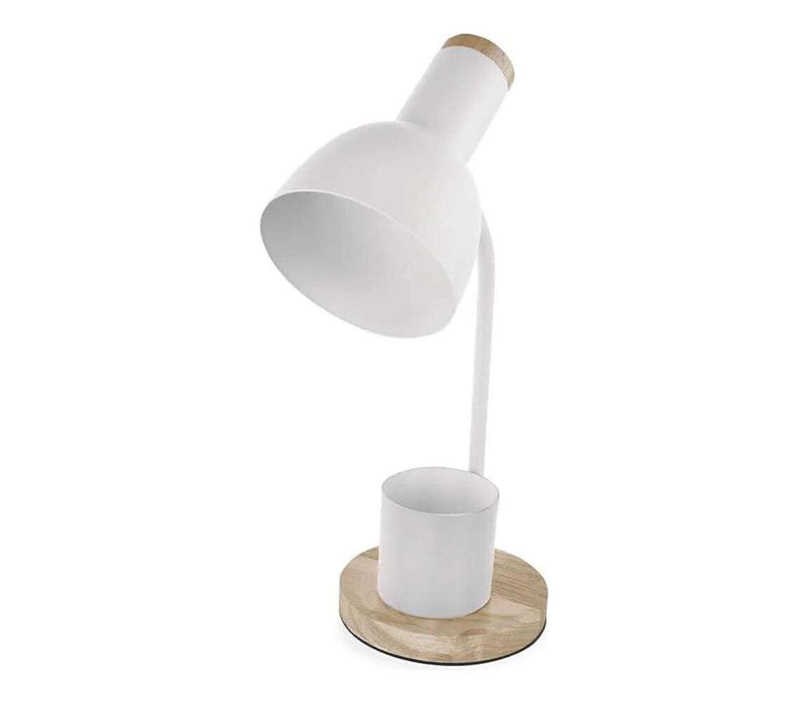 Stolní lampa POPPY 1xE27/25W/230V bílá Z7640W