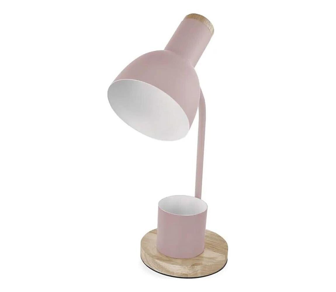 Stolní lampa POPPY 1xE27/25W/230V růžová Z7640P