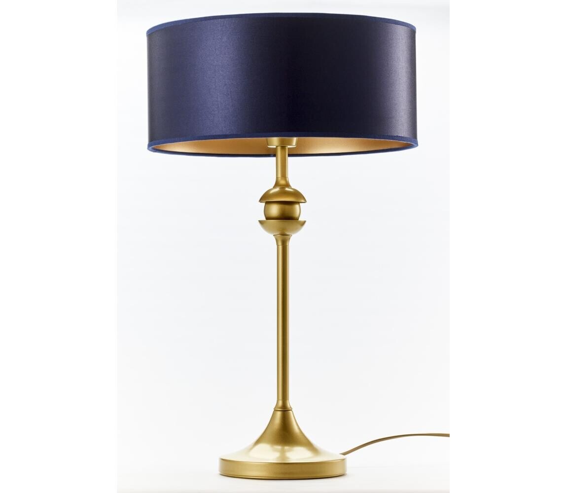 Jupiter 2116 - Stolní lampa KASZMIR 1xE27/15W/230V modrá/zlatá 2116