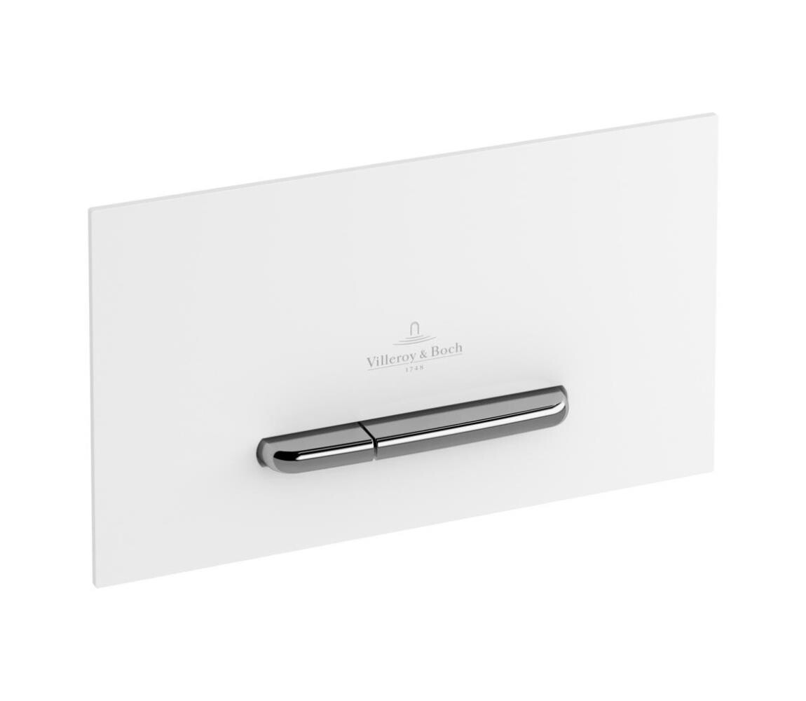 Villeroy & Boch 92216168 - Splachovací tlačítko VICONNECT bílá/lesklý chrom 92216168
