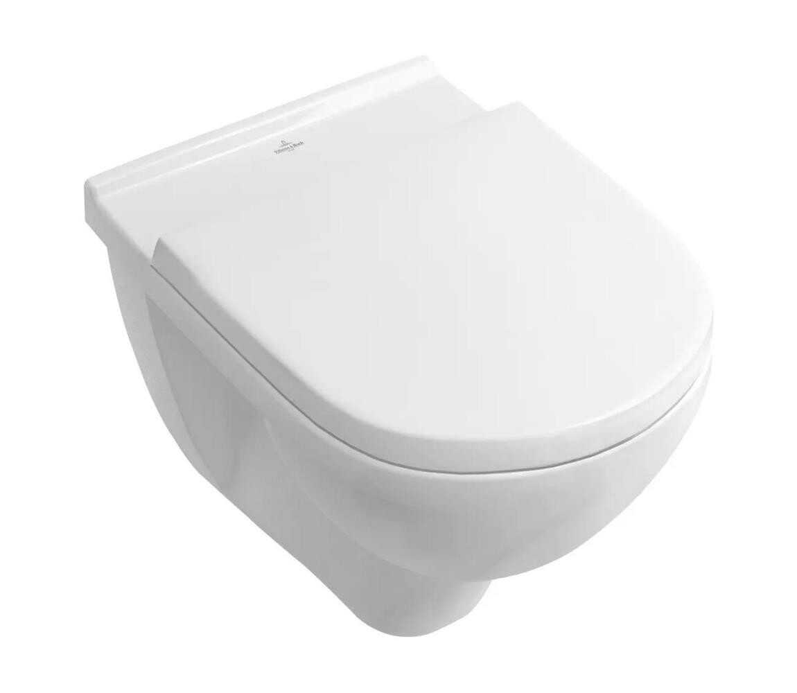 Villeroy & Boch 5660H101 - Závěsné WC s prkénkem O.NOVO keramika/bílá 5660H101