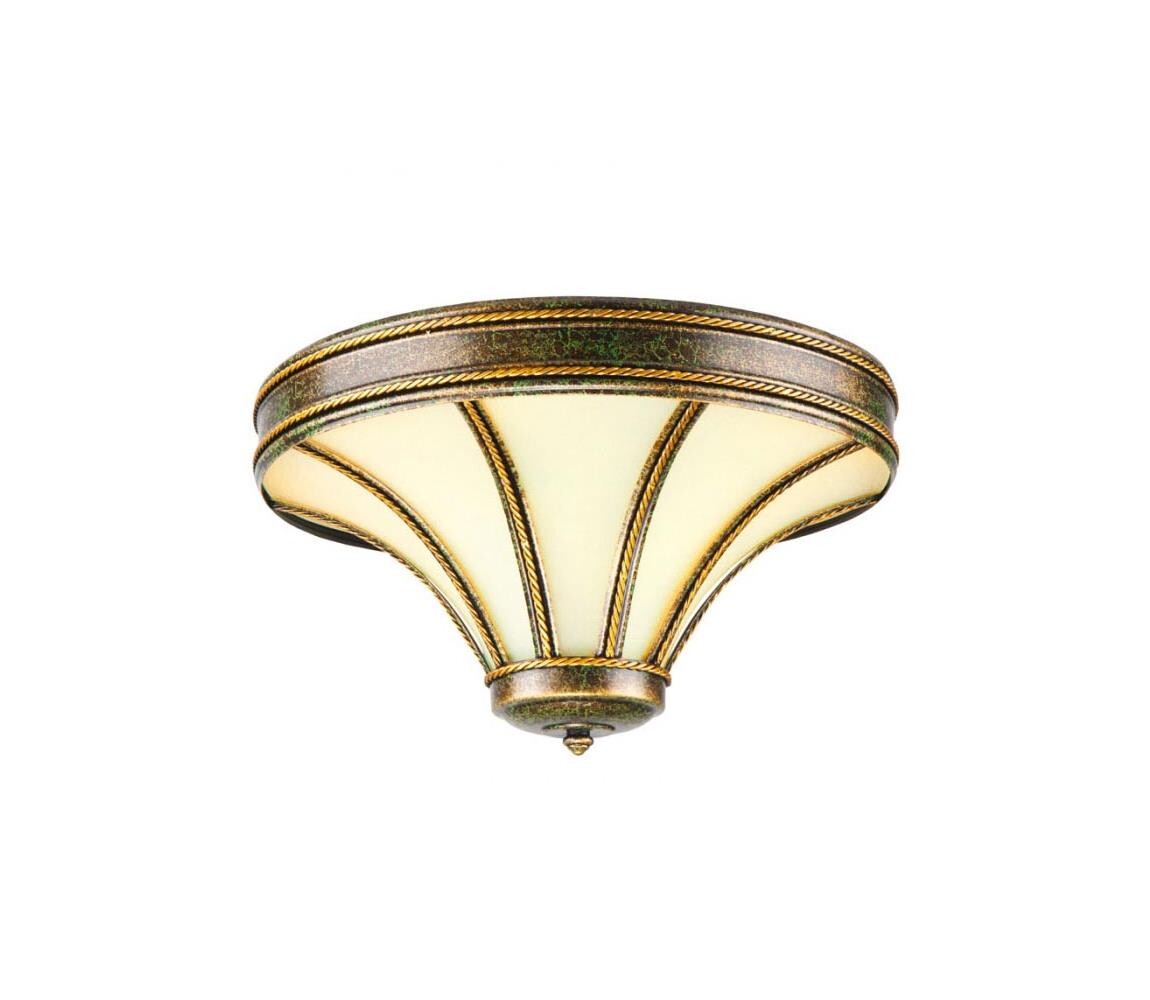 Kemar T/D/P - Stropní svítidlo TANAJA 2xE27/40W/230V zlatá T/D/P