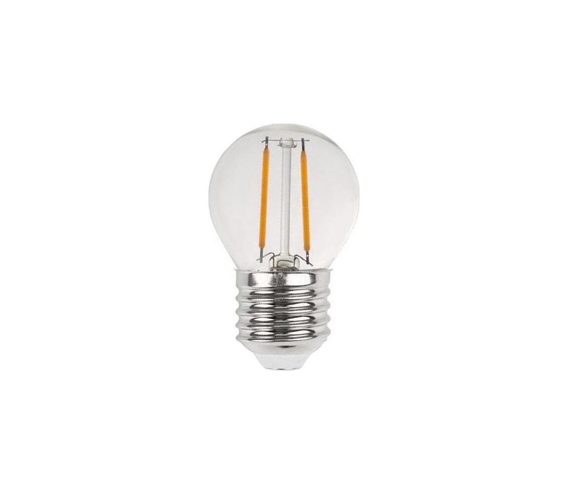 LED Žárovka FILAMENT G45 E27/2W/230V 3000K ZLF815