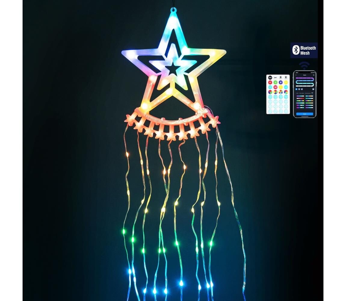 B.V.  - LED RGBICW Venkovní vánoční dekorace 250xLED/230V 2,5m IP44 + DO S104033VR