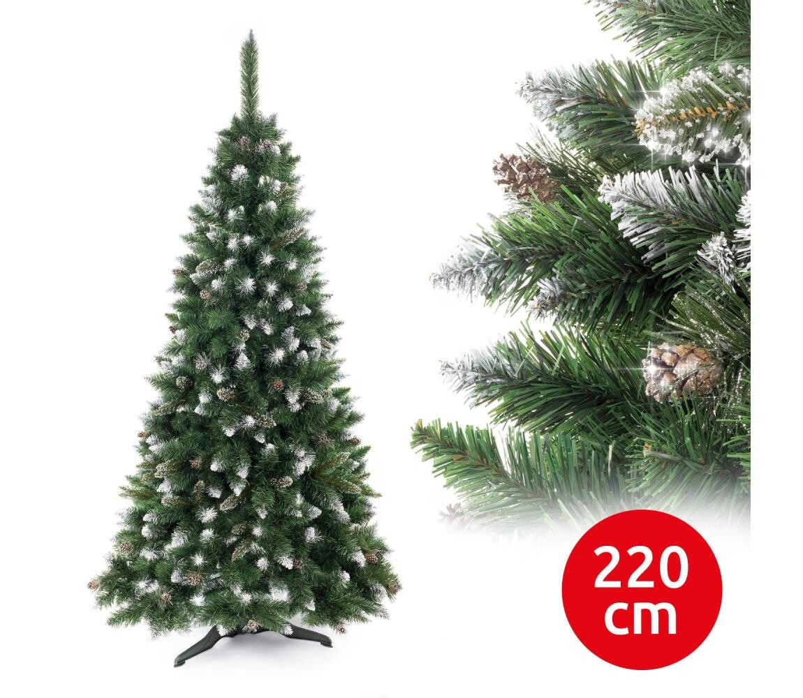 Vánoční stromek CRISTAL SILVER 220 cm borovice 5902280051794
