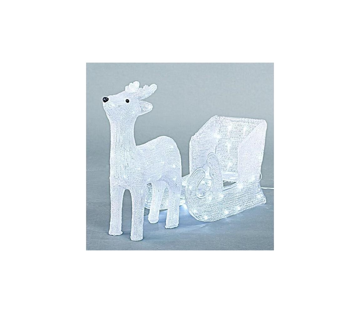 Eurolamp LED Venkovní vánoční dekorace LED/3,6W/230V IP44 studená bílá sob 600-40876