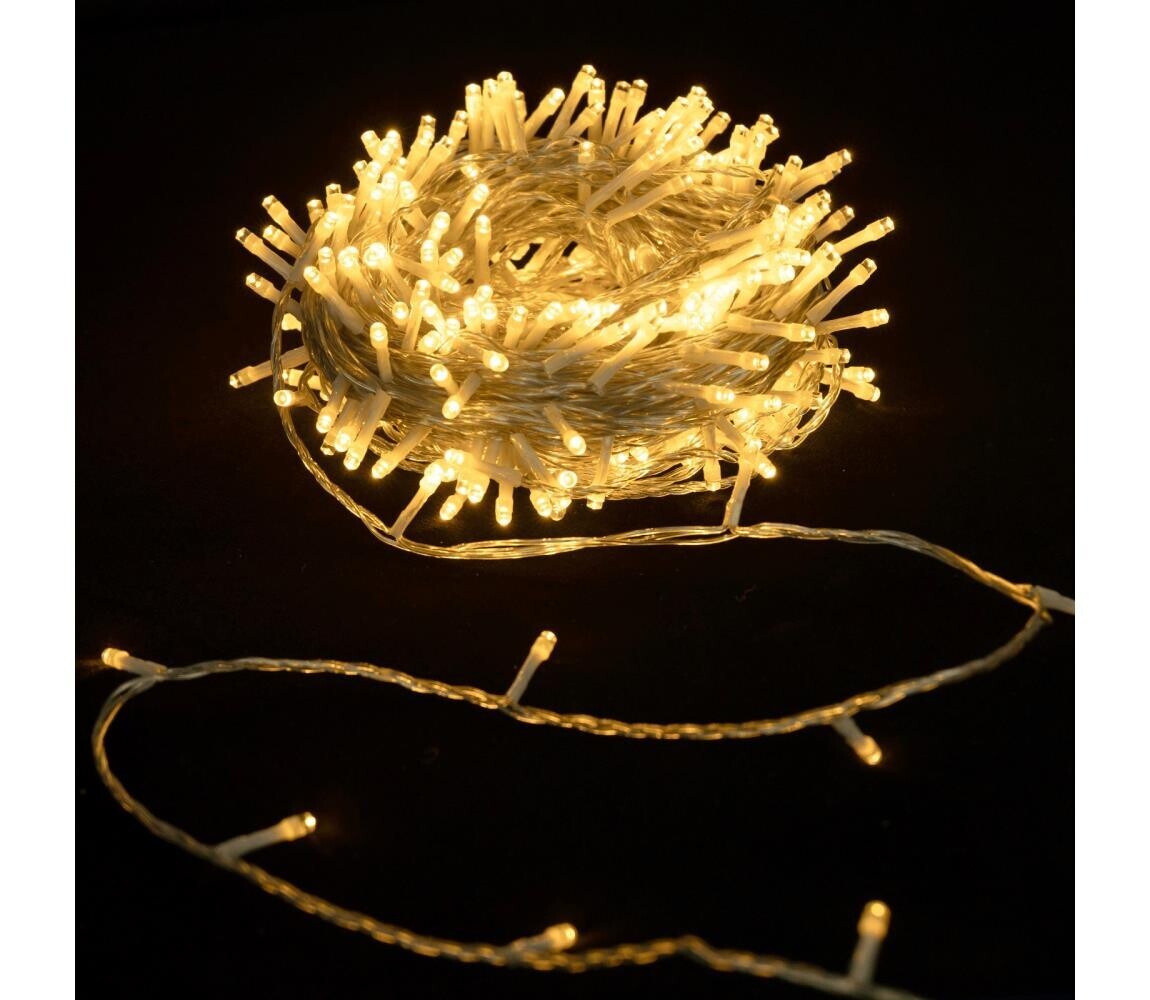 B.V.  - LED Venkovní vánoční řetěz 600xLED/6W/230V 30m IP44 teplá bílá B10303ABMA