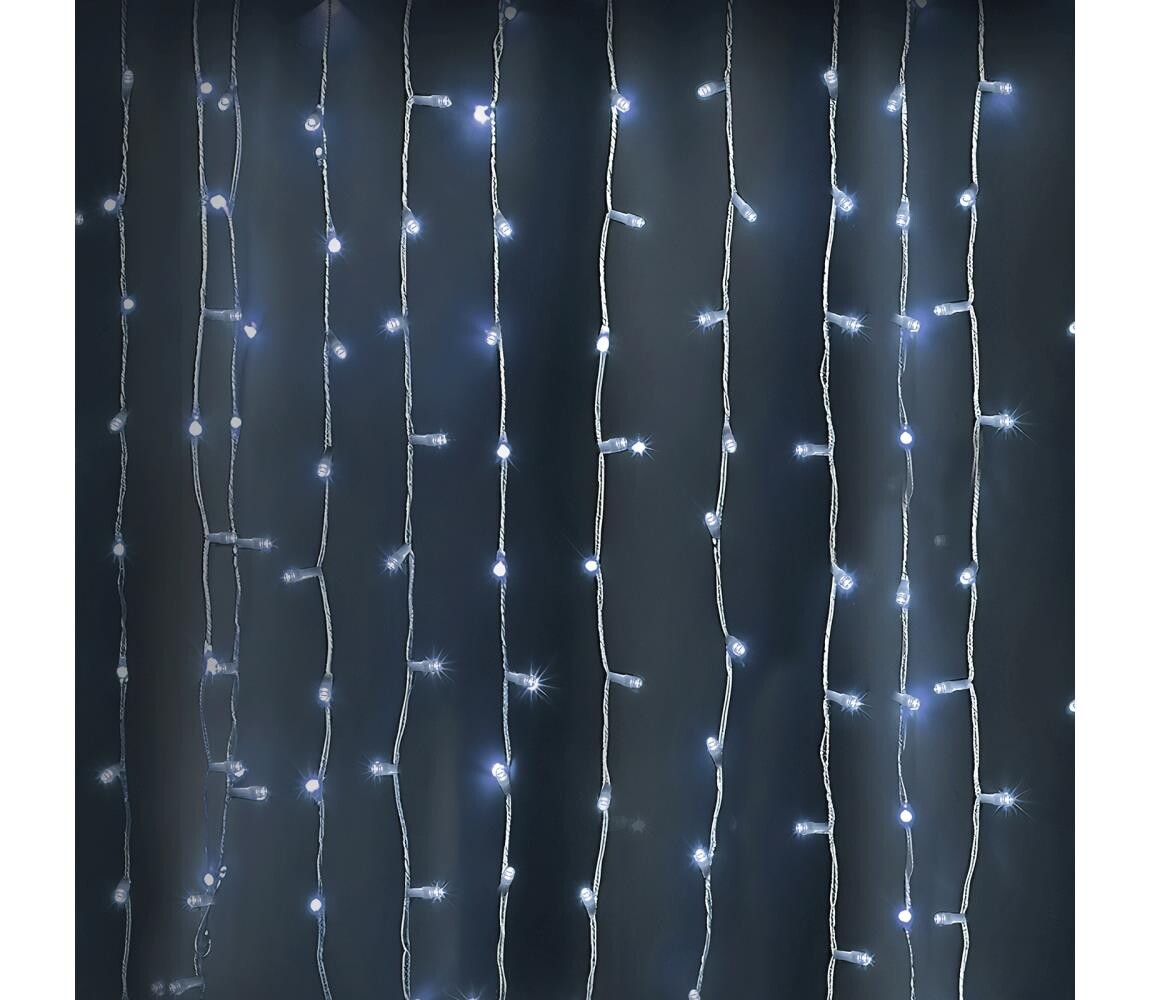 B.V.  - LED Venkovní vánoční řetěz 558xLED/6W/230V 3x1,8m IP44 studená bílá B10303ABHW