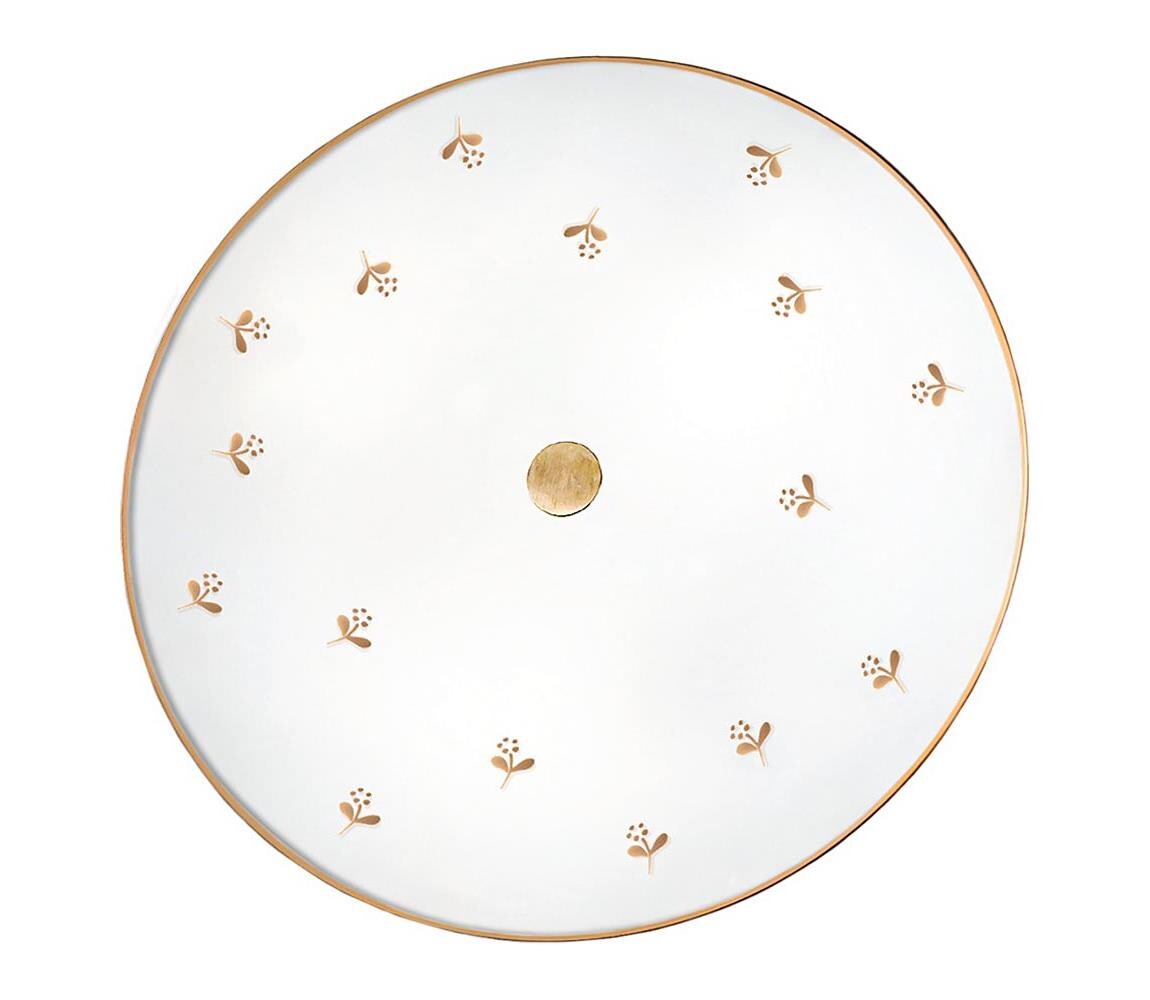 Kolarz 731.U13.4.160-Nástěnné sv. NONNA 3xE27/60W/230V pr. 42 cm květ. rose gold 731.U13.4.160