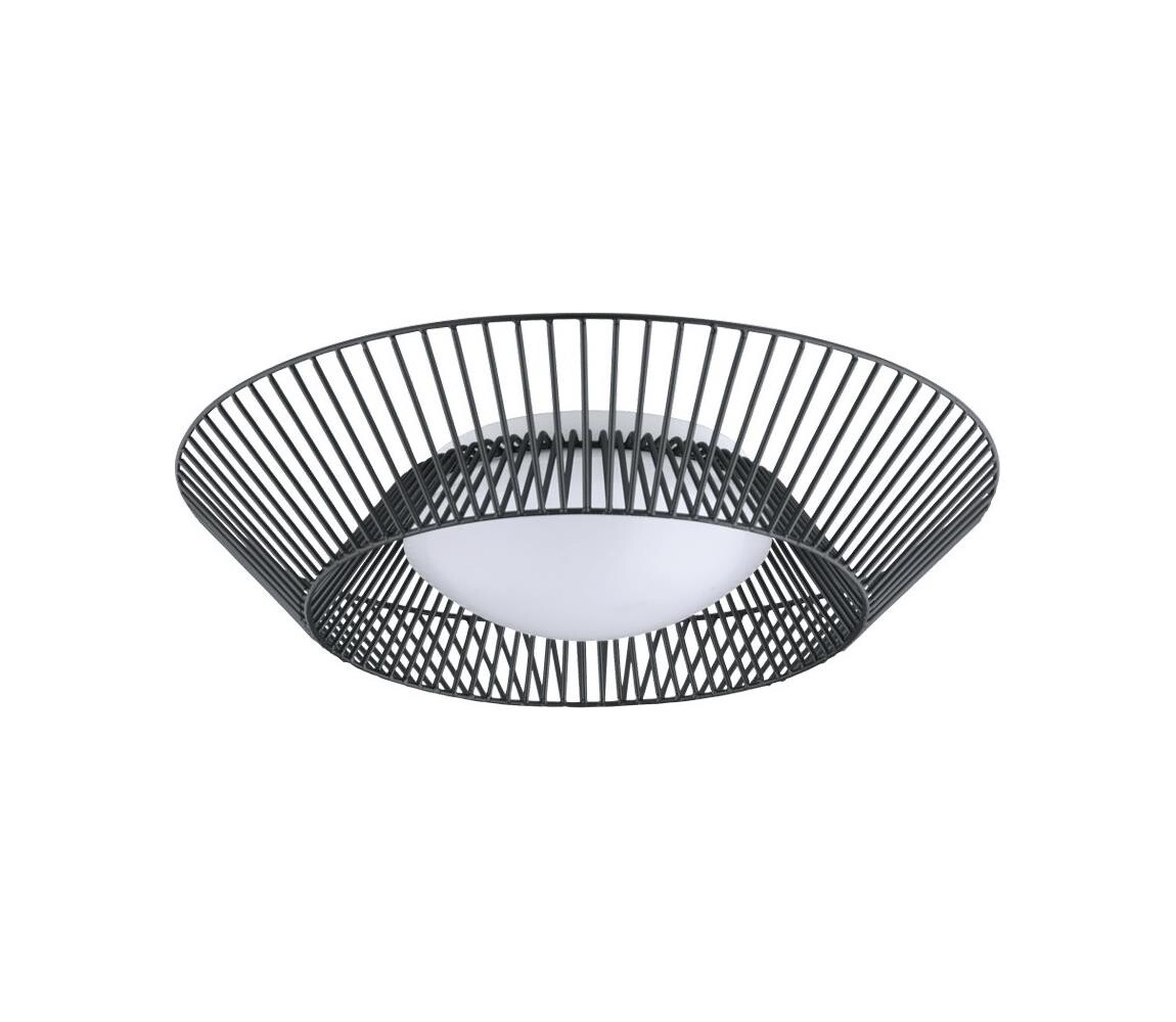 Eglo 200842 - LED Stropní svítidlo PIASTRE LED/8,2W/230V pr. 39 cm černá 200842