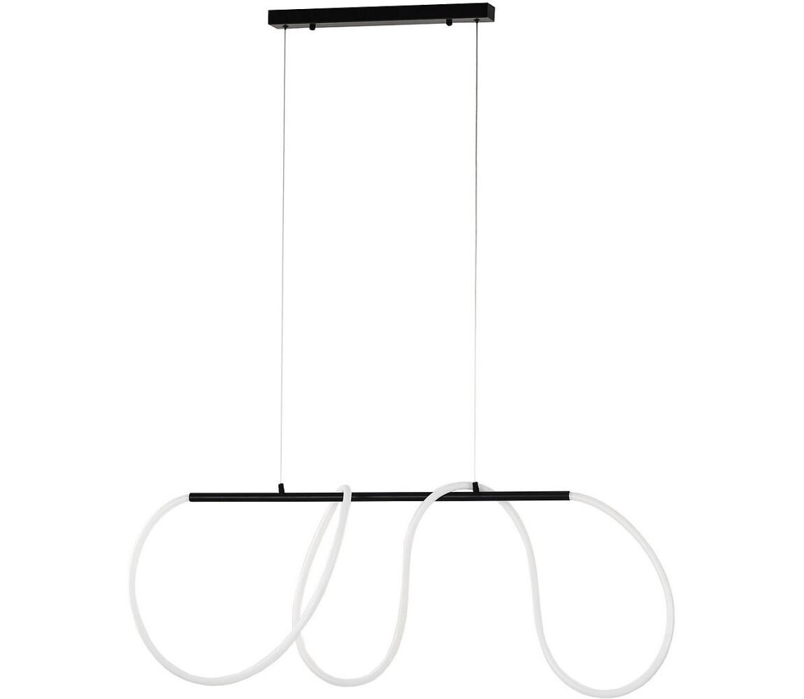 LED Lustr na lanku FLEXI LED/45W/230V 4000K černá 18007