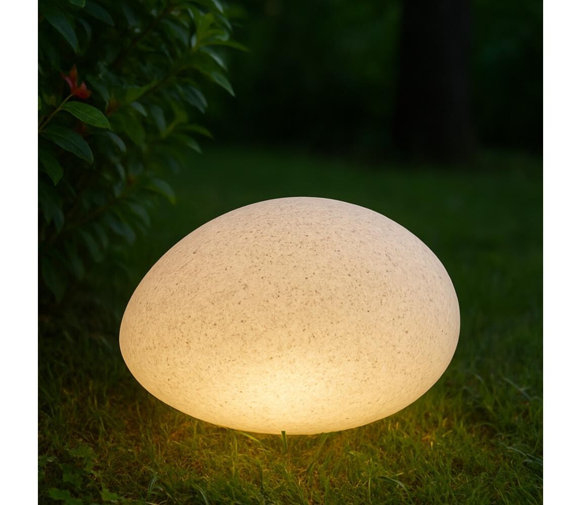 Venkovní lampa LUMISTONE 1xE27/15W/230V IP65 pr. 38 cm LO-1.2/L
