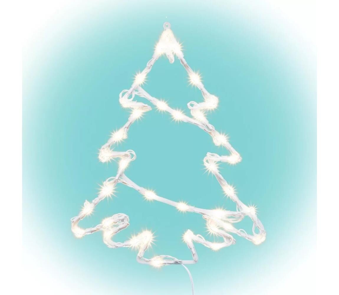 LED Venkovní vánoční dekorace do okna 35xLED/230V IP44 teplá bílá/stromek 5999084966133