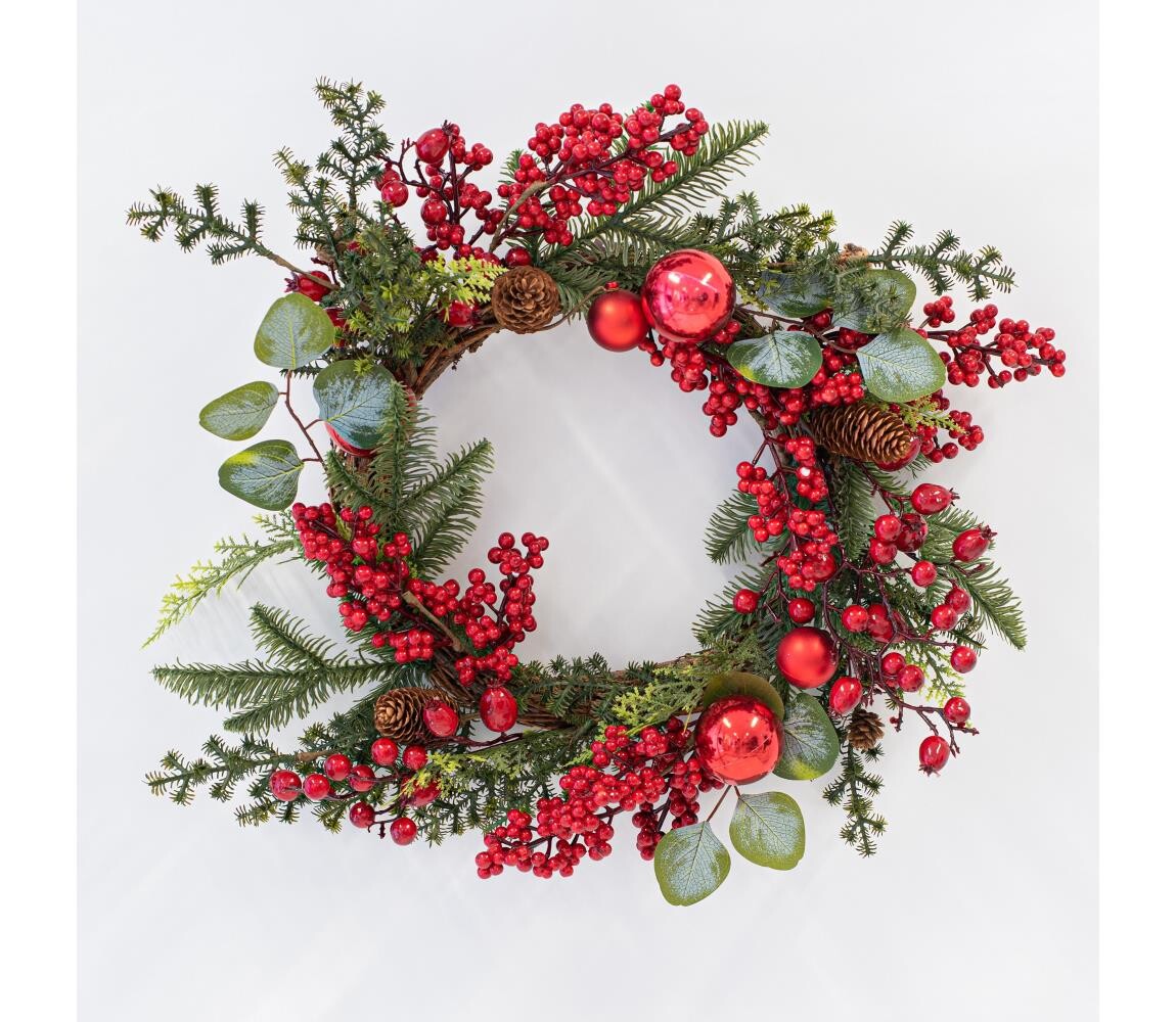 Eurolamp Vánoční věnec pr. 50 cm 600-45536