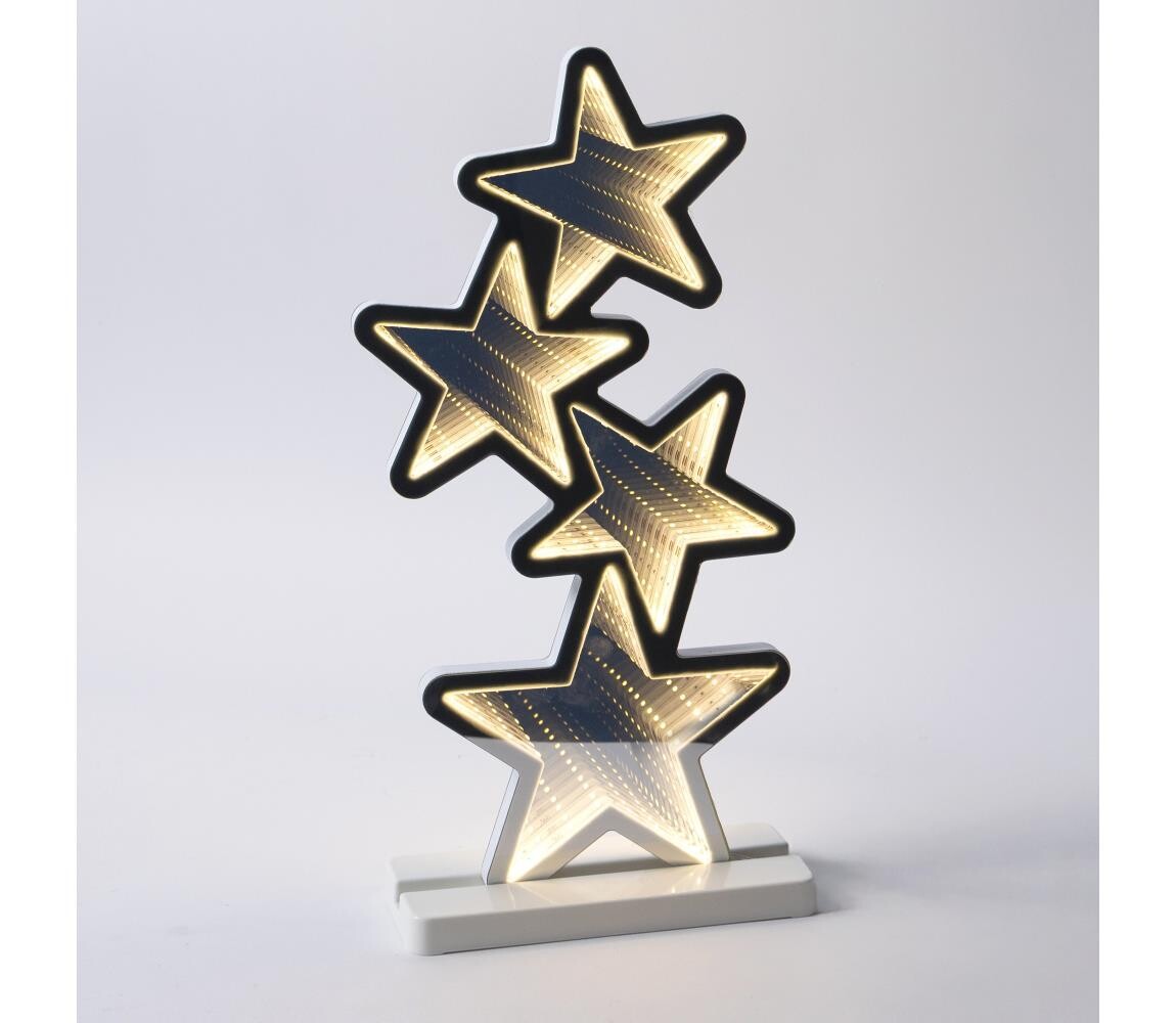 Eurolamp LED Venkovní vánoční dekorace LED/3,6W/230V IP44 teplá bílá hvězdy 600-48022