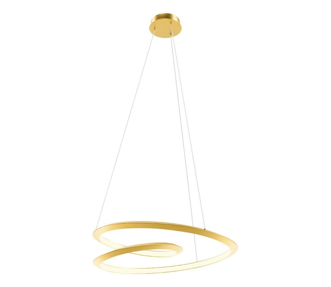 Redo 01-3377 - LED Stmívatelný lustr na lanku STORM LED/60W/230V zlatá 01-3377