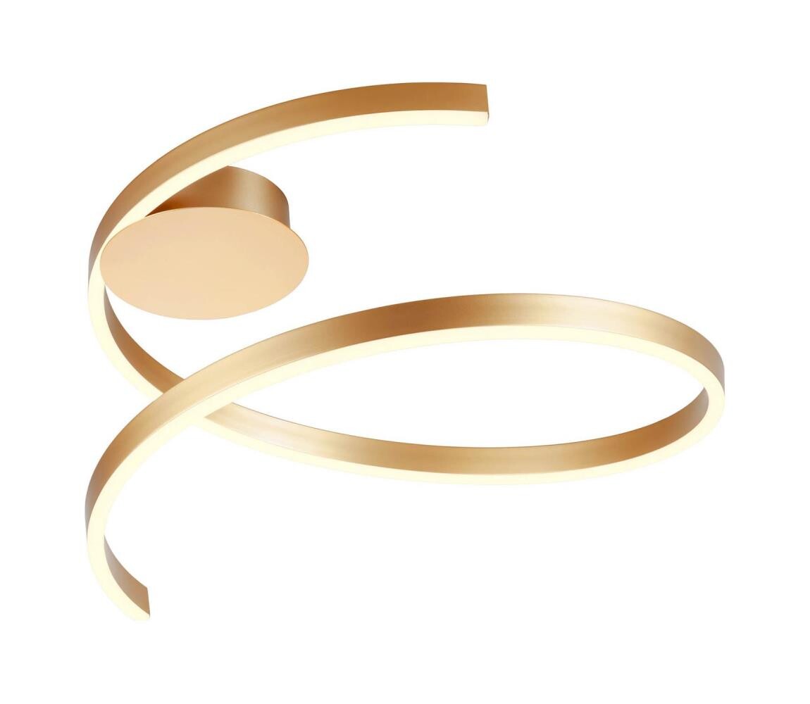 Redo 01-4011 - LED Stmívatelné stropní svítidlo SCROLL LED/38W/230V zlatá 01-4011