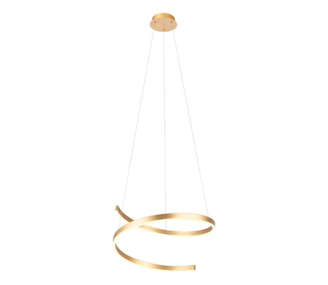 Redo 01-4014 - LED Stmívatelný lustr na lanku SCROLL LED/38W/230V zlatá 01-4014