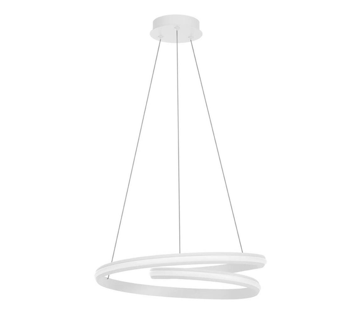 Redo 01-4360 - LED Stmívatelný lustr na lanku TORSION LED/40W/230V bílá 01-4360