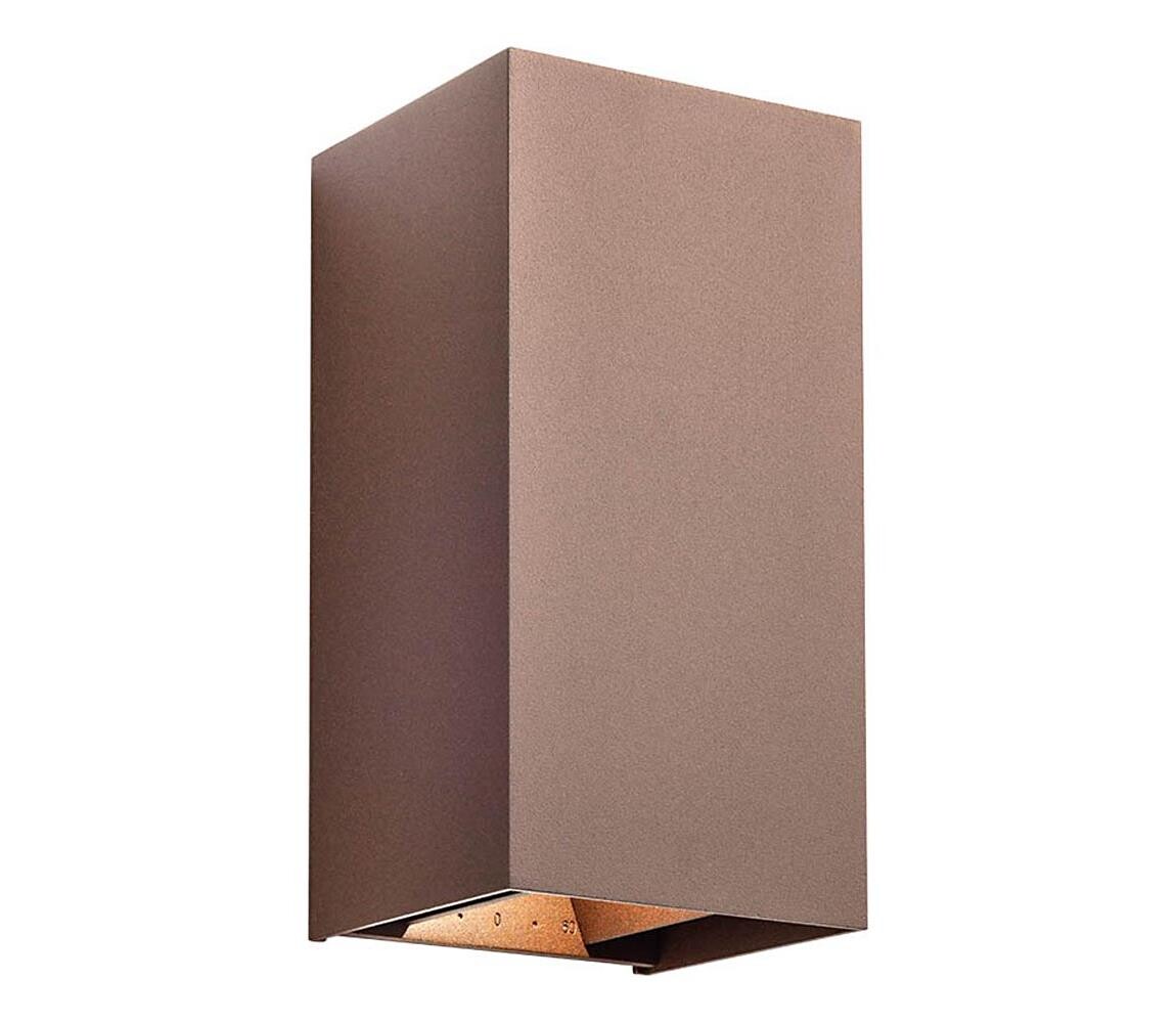 Redo 90554 - LED Venkovní nástěnné svítidlo VARY 2xLED/10W/230V 3000K IP54 hnědá 90554