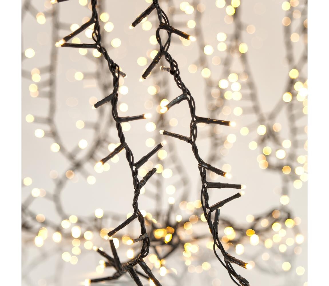 Eurolamp LED Venkovní vánoční řetěz SNAKE 1300xLED 29,1 m IP44 teplá bílá 600-19461