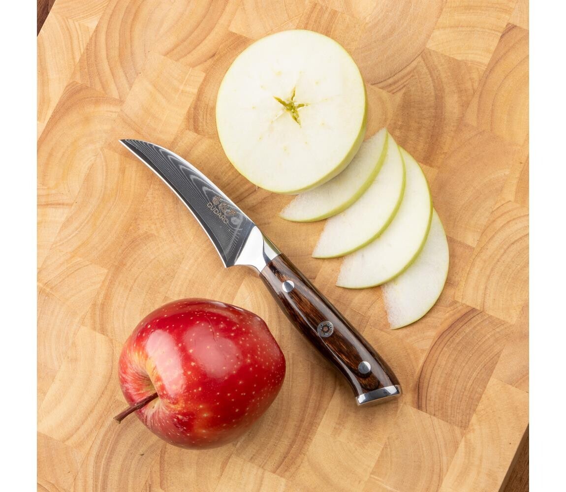 Gudaro - Kuchyňský nůž BIRD BEAK 9,5 cm damašková ocel GD15-H4