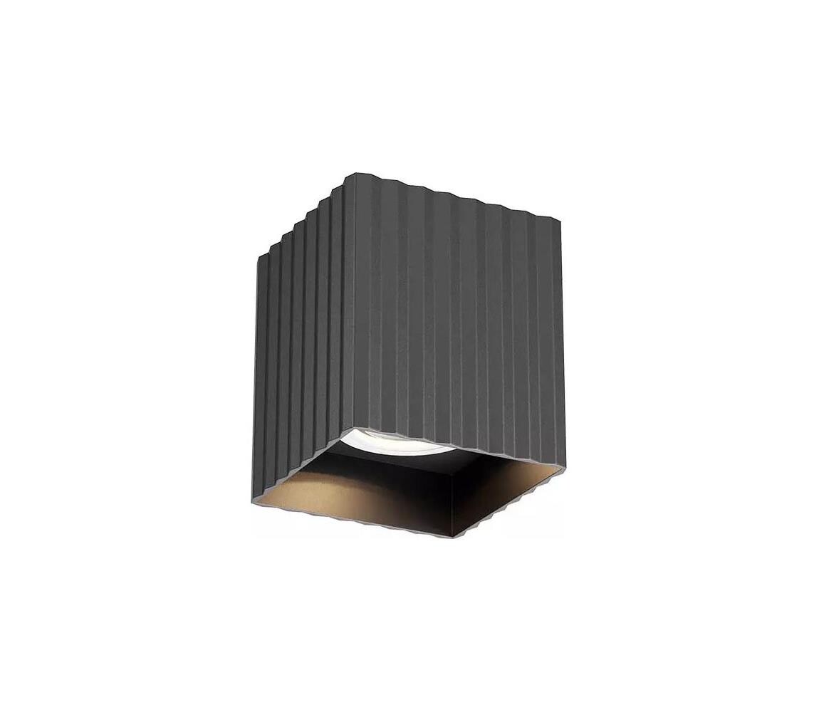 Redo 01-3409 - Bodové svítidlo DELPHI 1xGU10/7W/230V 8,1x8,1 cm černá 01-3409