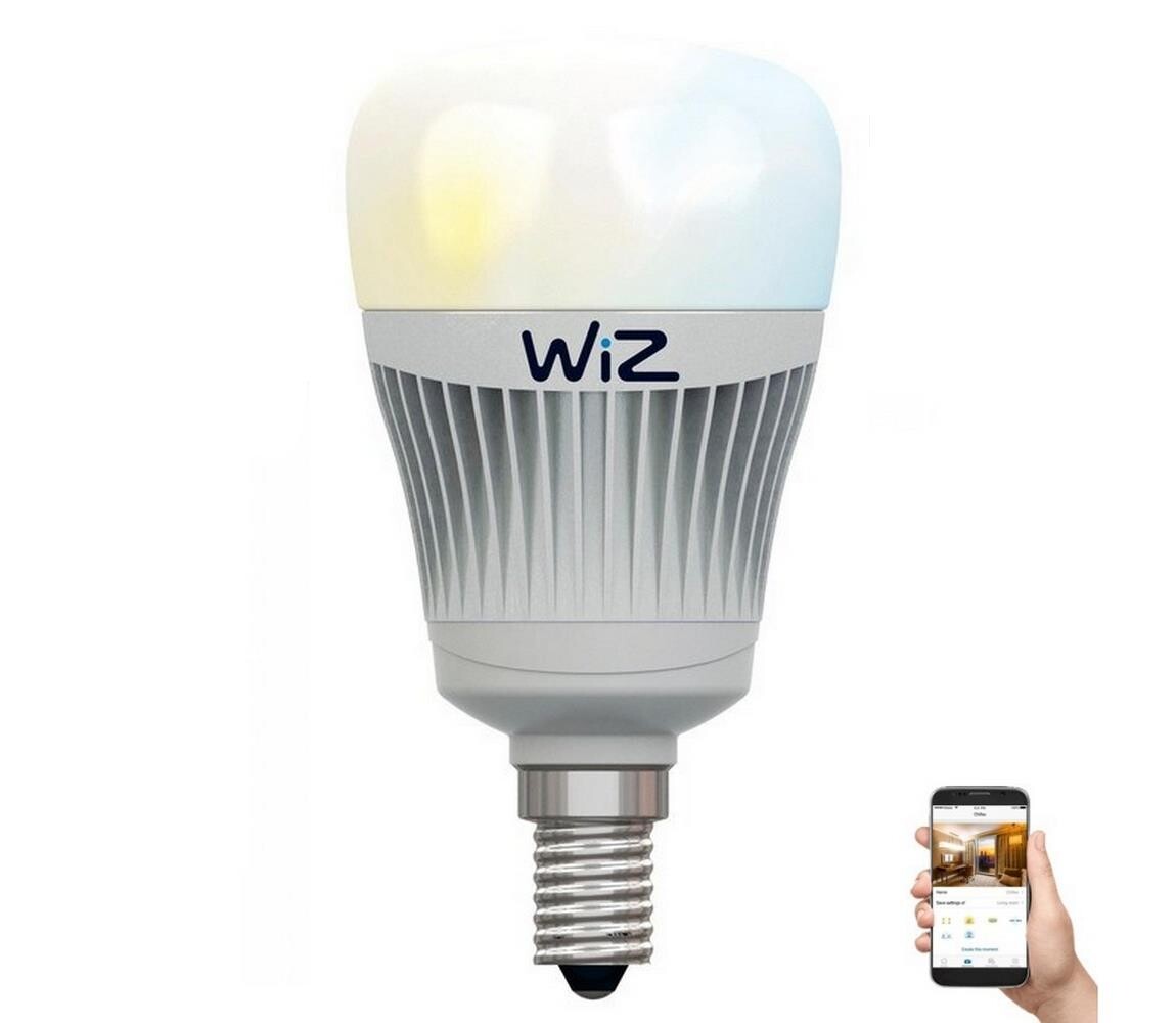 LED Stmívatelná žárovka E14/6,5W/230V 2700-6500K Wi-Fi - WiZ 5420060420559