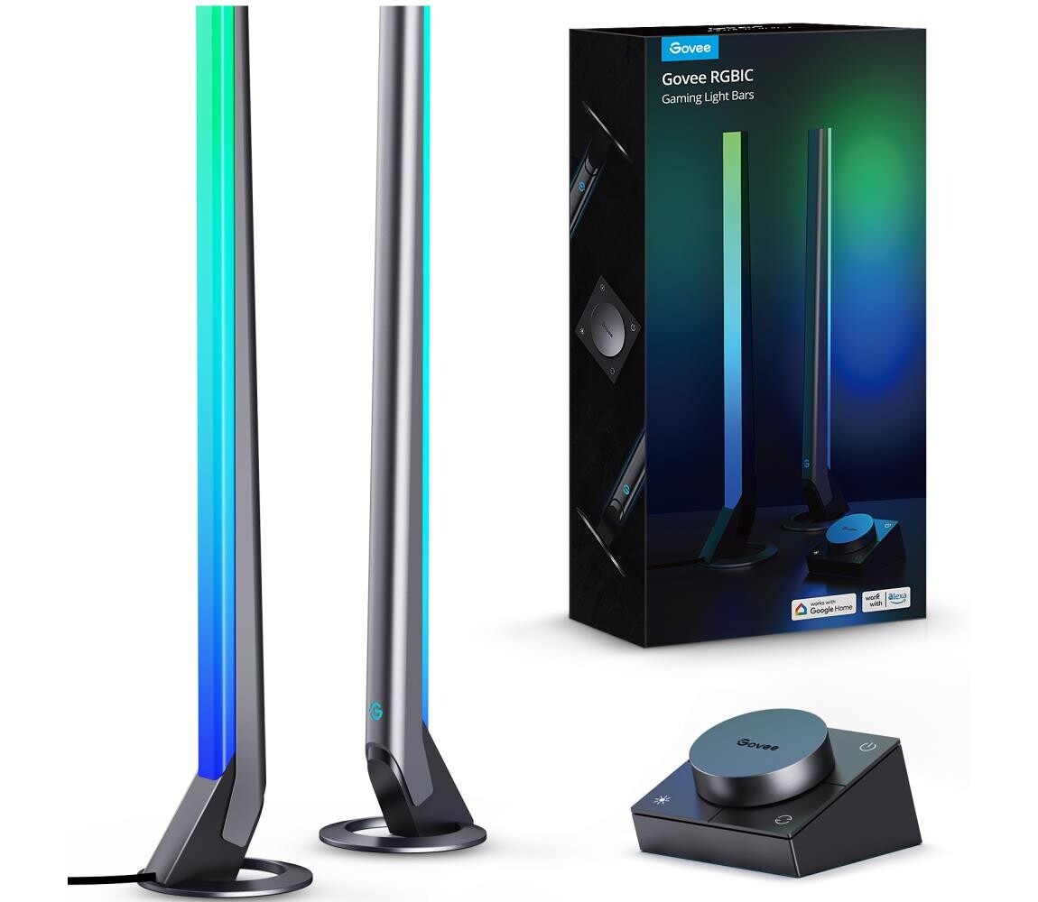 Govee - Smart Gaming WiFi LED Panely + Smart Dual ovladač White Wi-Fi H6047123