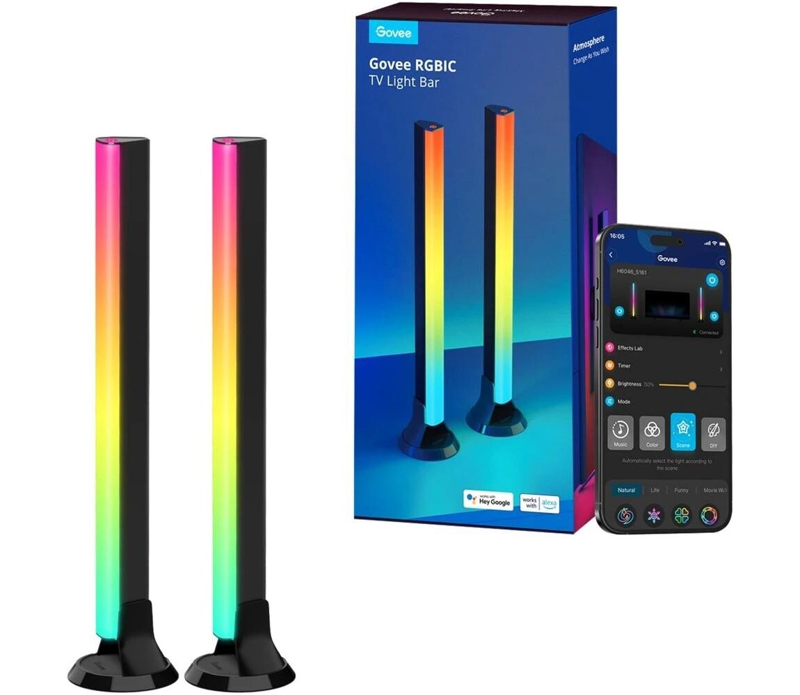 Govee - SMART LED RGBIC Panel 38cm pro TV 43-75