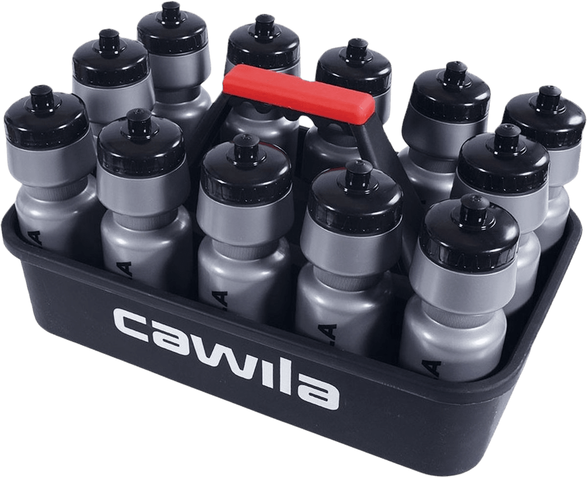 Nosič na lahve Cawila Cawila bottle basket Profi & 12 bottles and Stic Grey