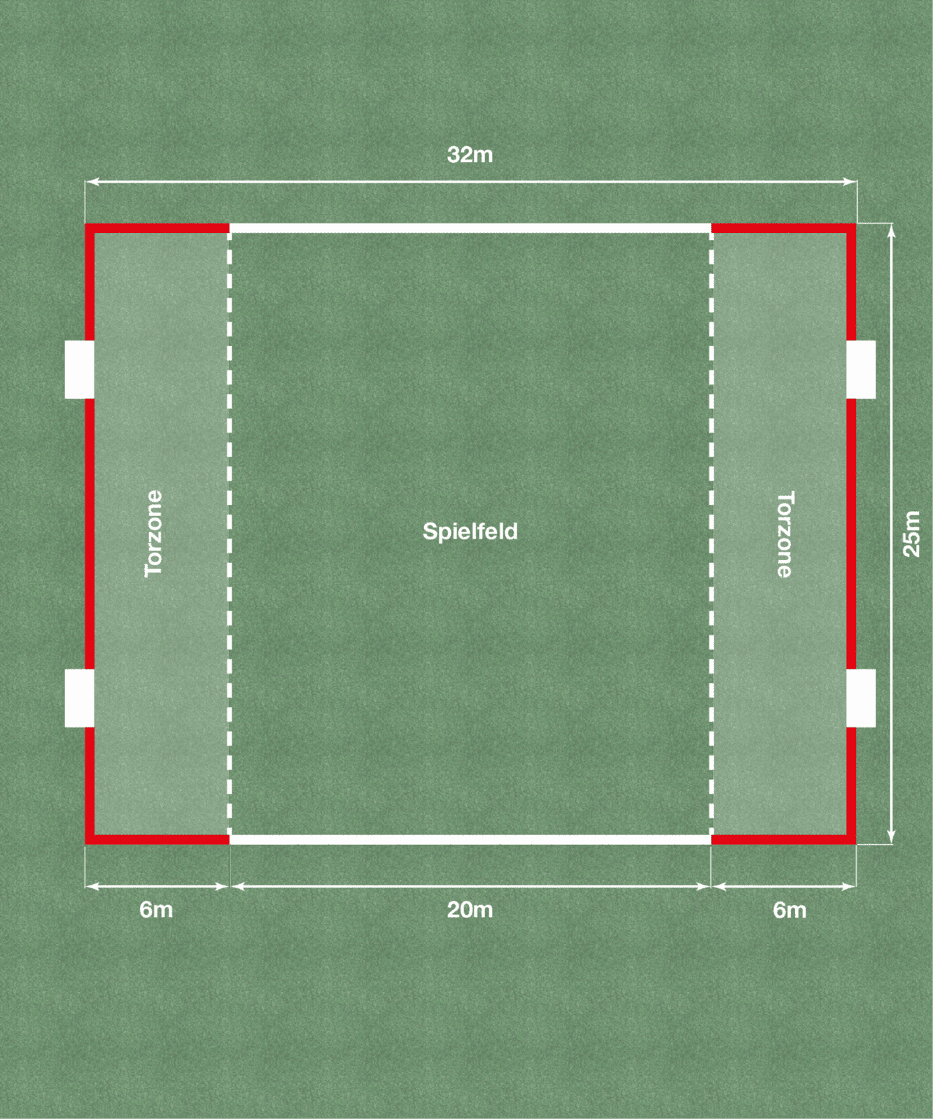 Vyznačovací lajny Cawila Cawila ACADEMY Field markings 32x25m