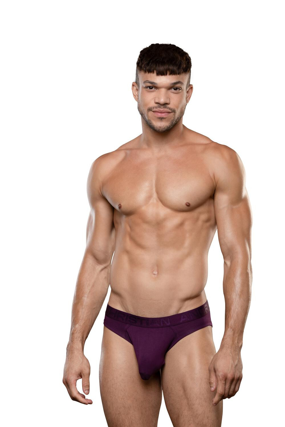 Pánské jocksy Andrew Christian fialové TROPHY BOY Bamboo Locker Room (93666-EGGP) XL