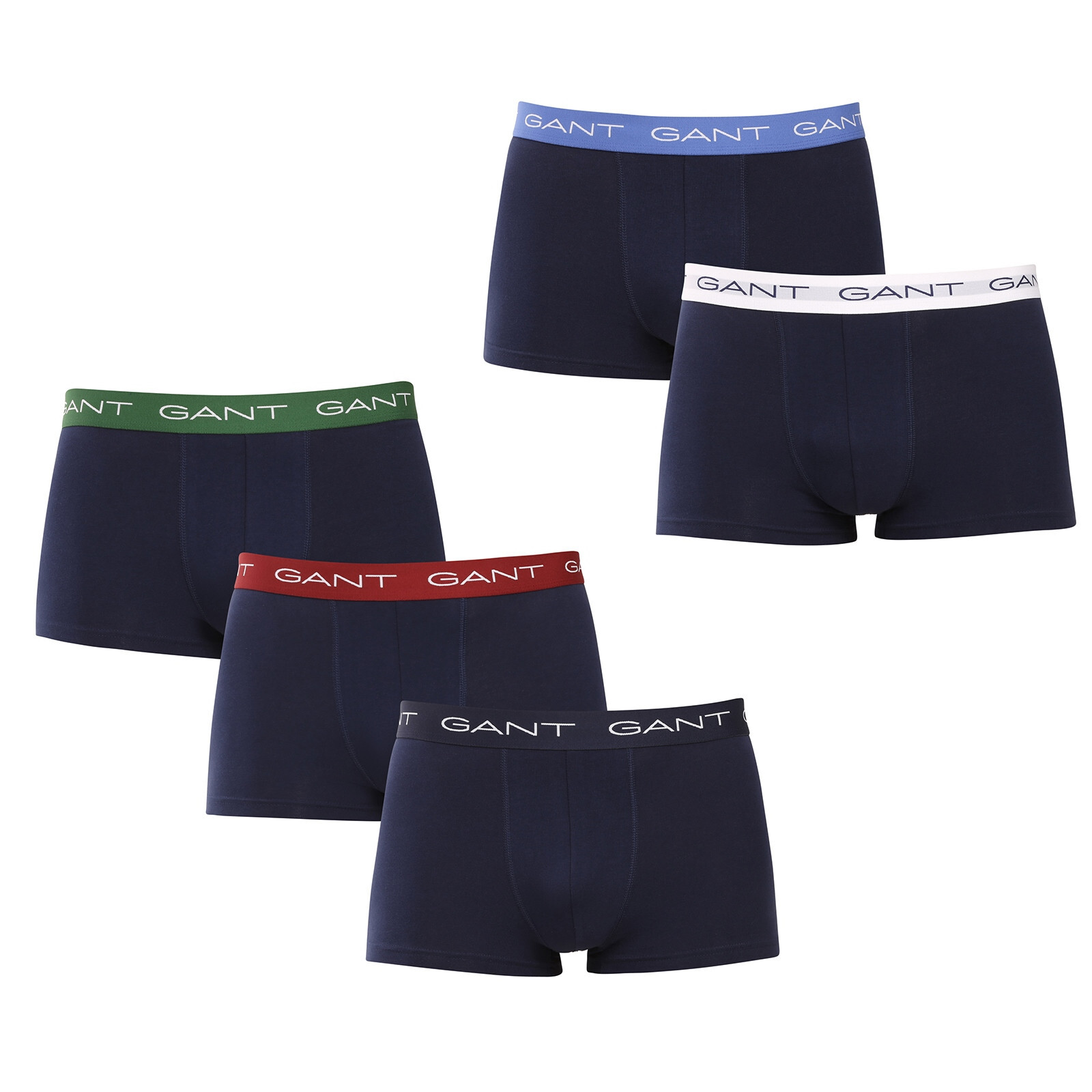 5PACK pánské boxerky Gant modré (902535003-410) M, trenky / trenýrky