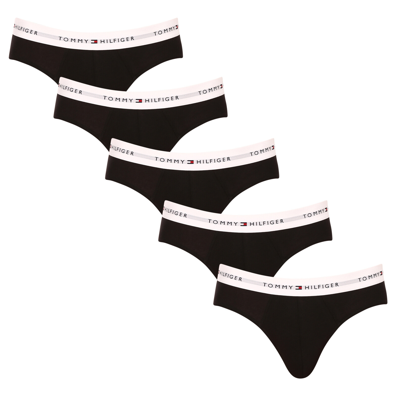 5PACK pánské slipy Tommy Hilfiger černé (UM0UM02905 0SJ) XL