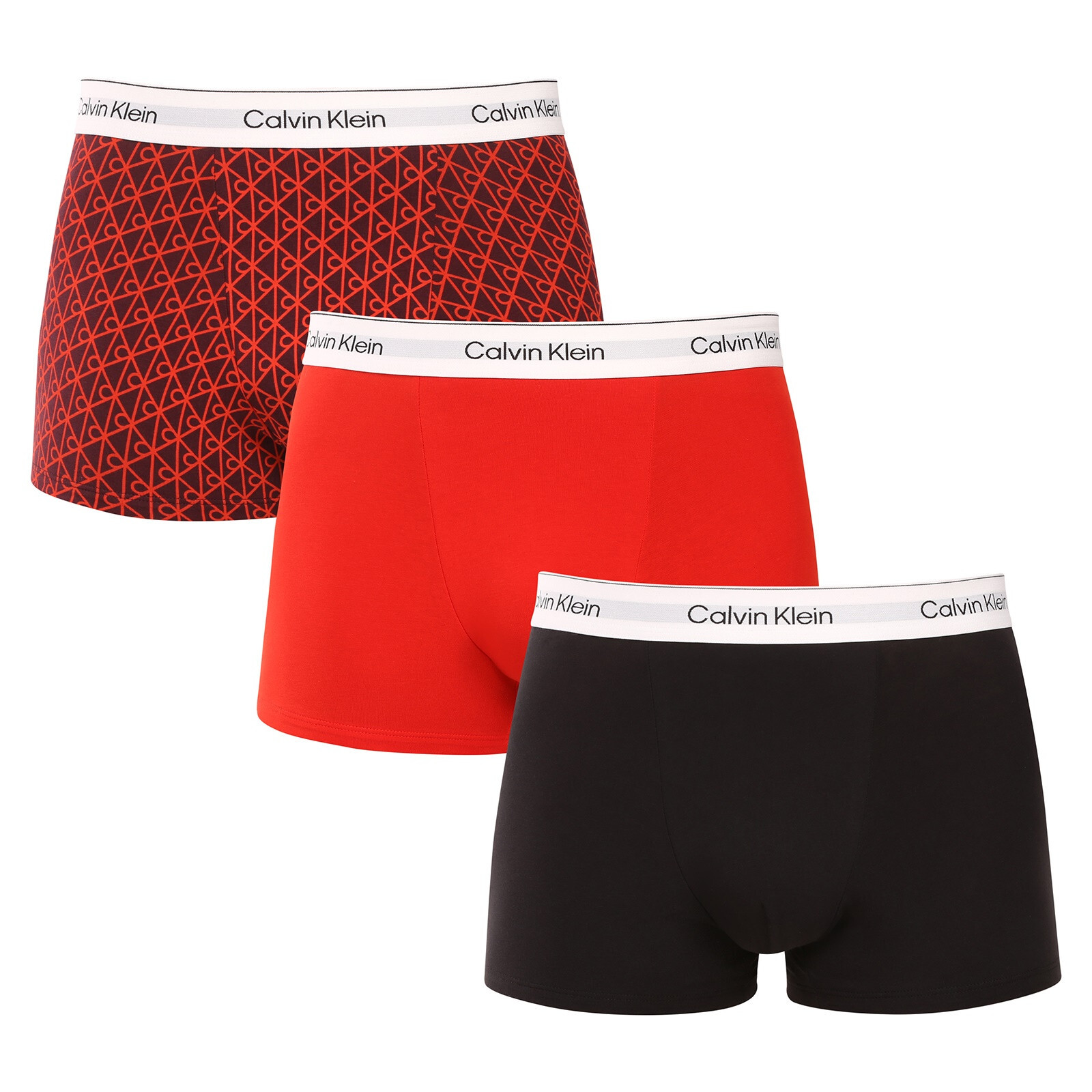 3PACK pánské boxerky Calvin Klein vícebarevné (NB4566-2VH) L, trenky / trenýrky