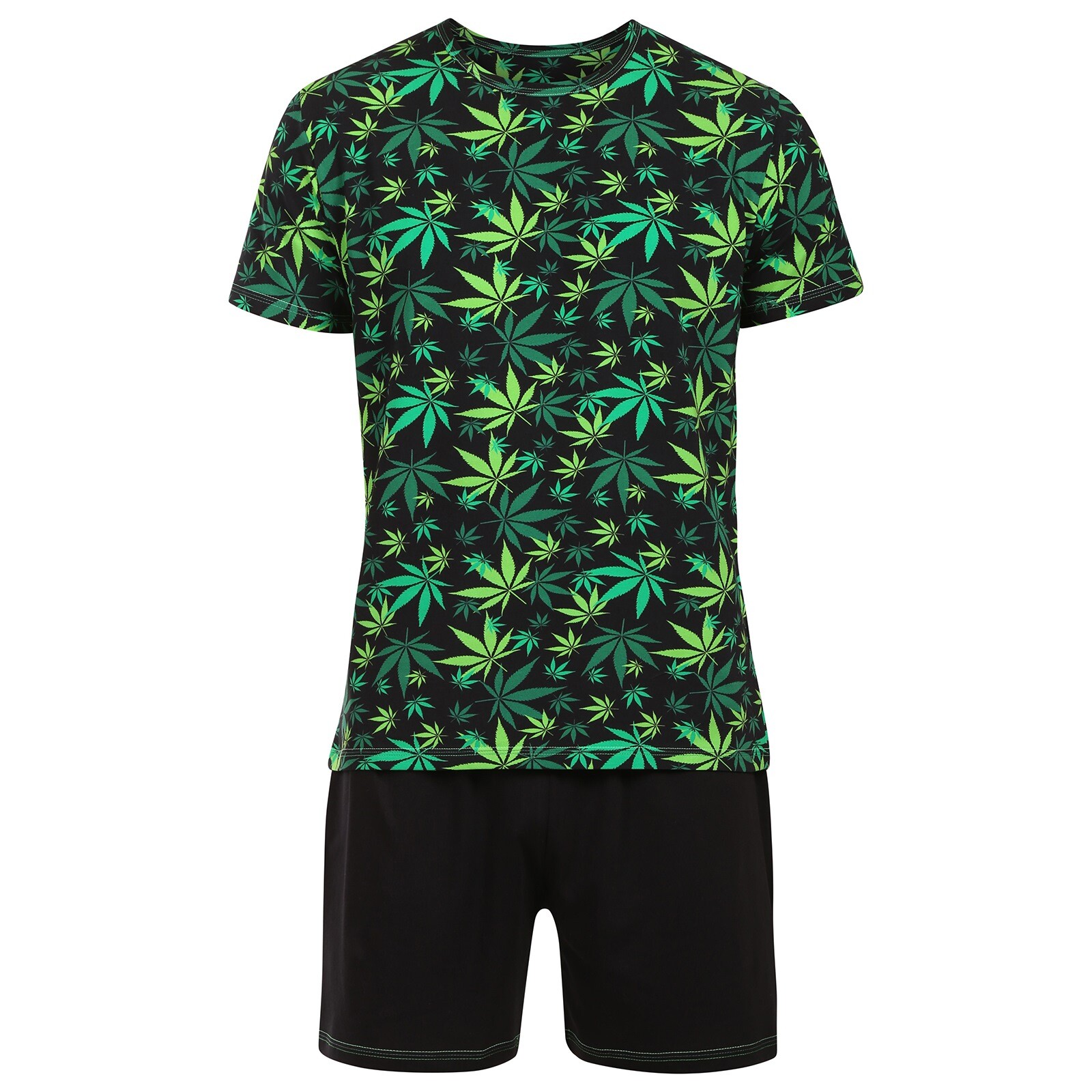 Pánské pyžamo Lonka vícebarevné (Koffing tráva/černá) XL