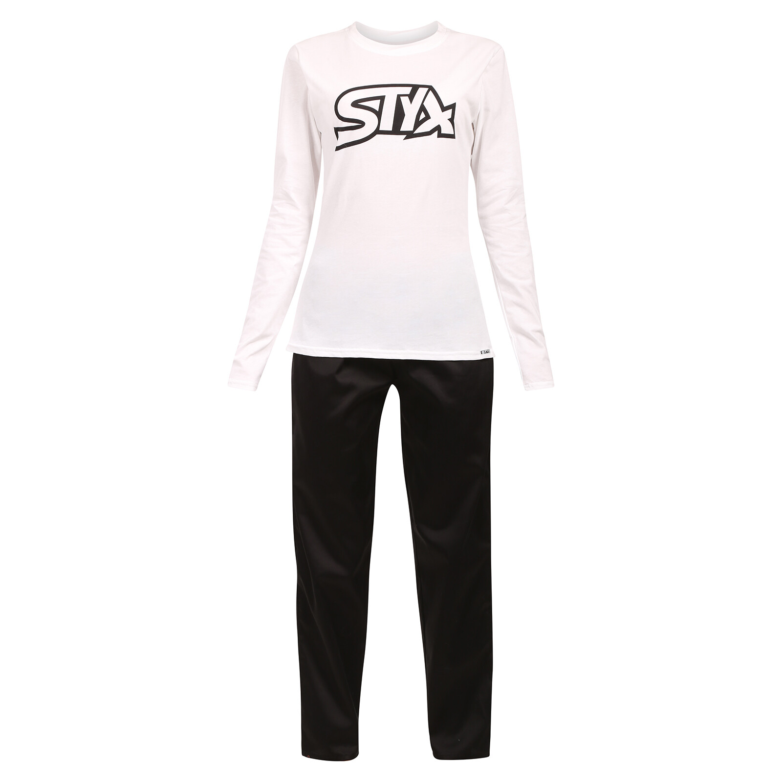 Dámské pyžamo Styx černobílé (PDD1061) XL