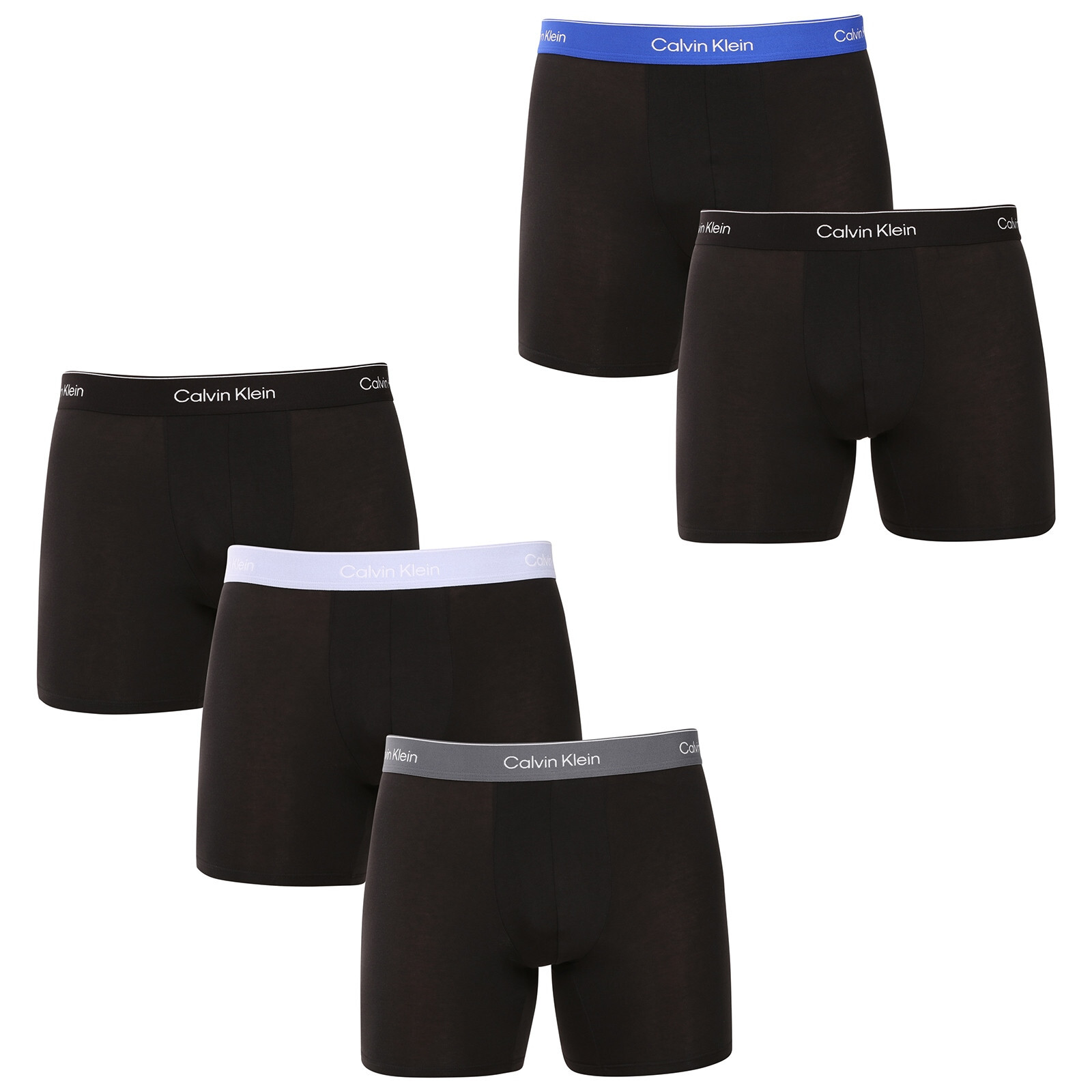 5PACK pánské boxerky Calvin Klein černé (NB4395-0GN) L, trenky / trenýrky