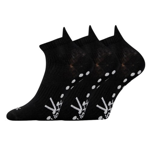 3PACK ponožky VoXX ABS černé (Joga) M