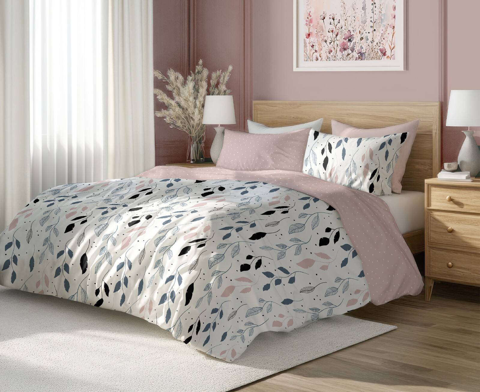 FARO Bavlněné povlečení 140x200 + 70x90 cm - Letní sen 021