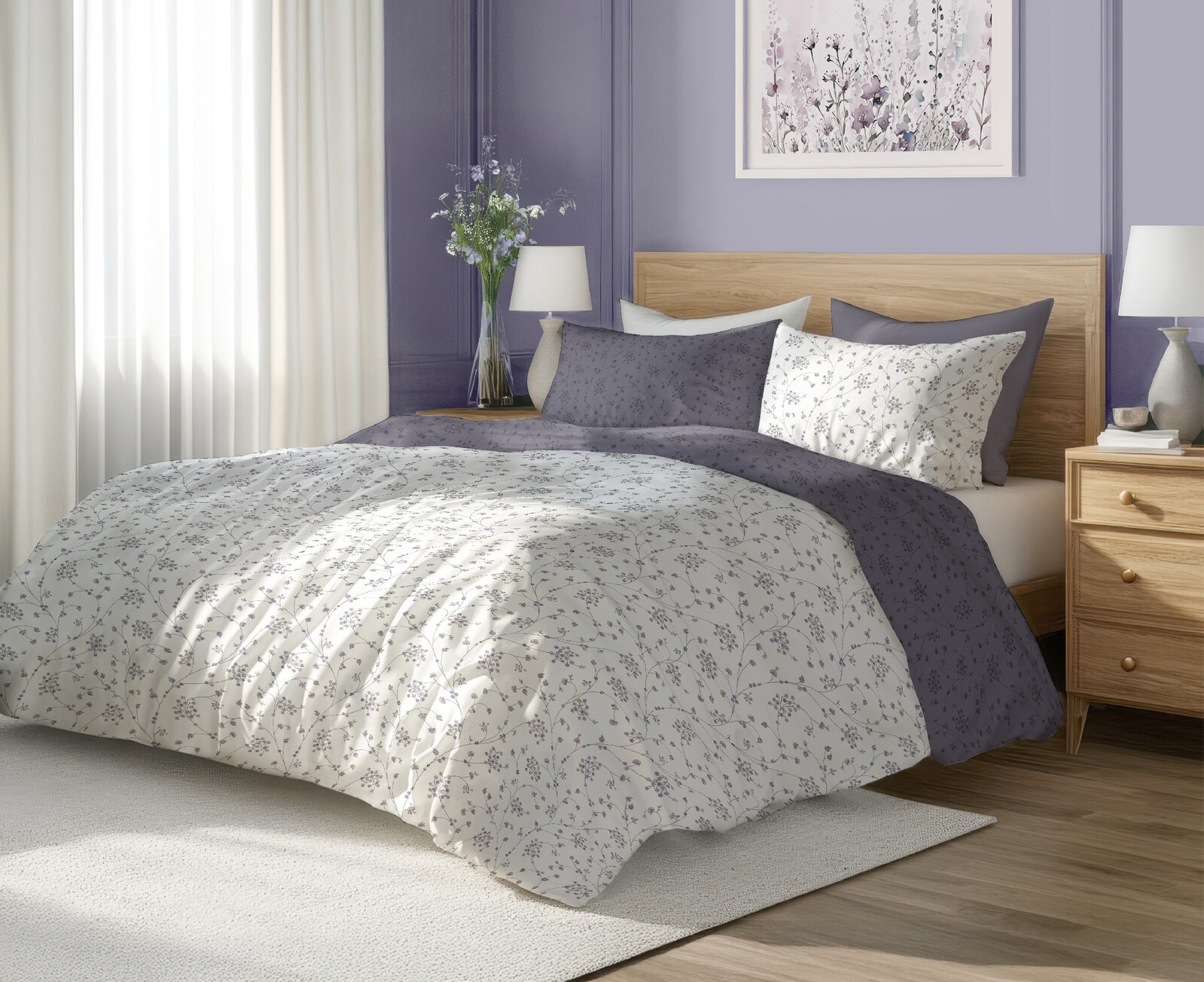 FARO Bavlněné povlečení 140x200 + 70x90 cm - Letní sen 024