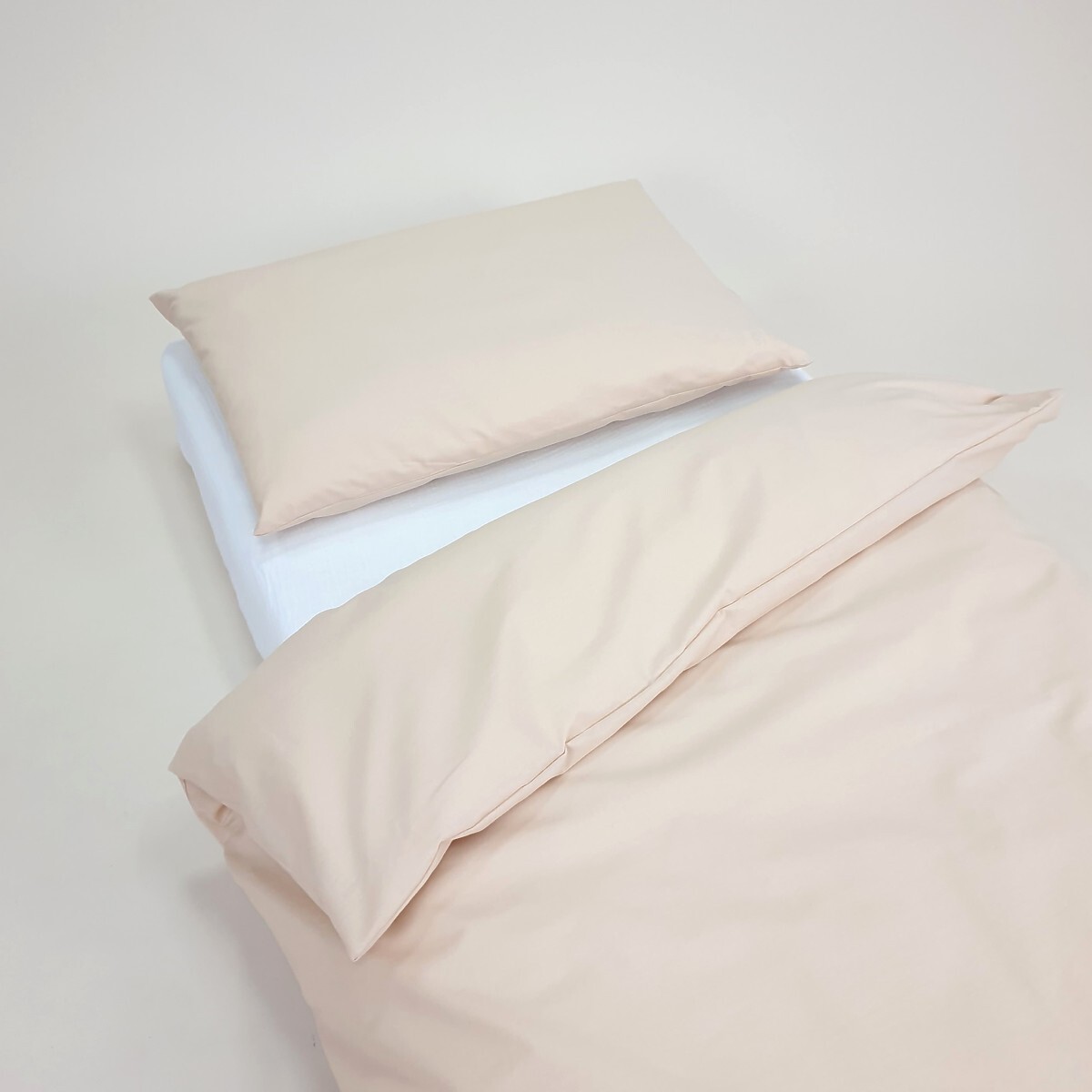 Povlečení Ourbaby® cotton bed linen pillow béžová 120x90 cm 60x40