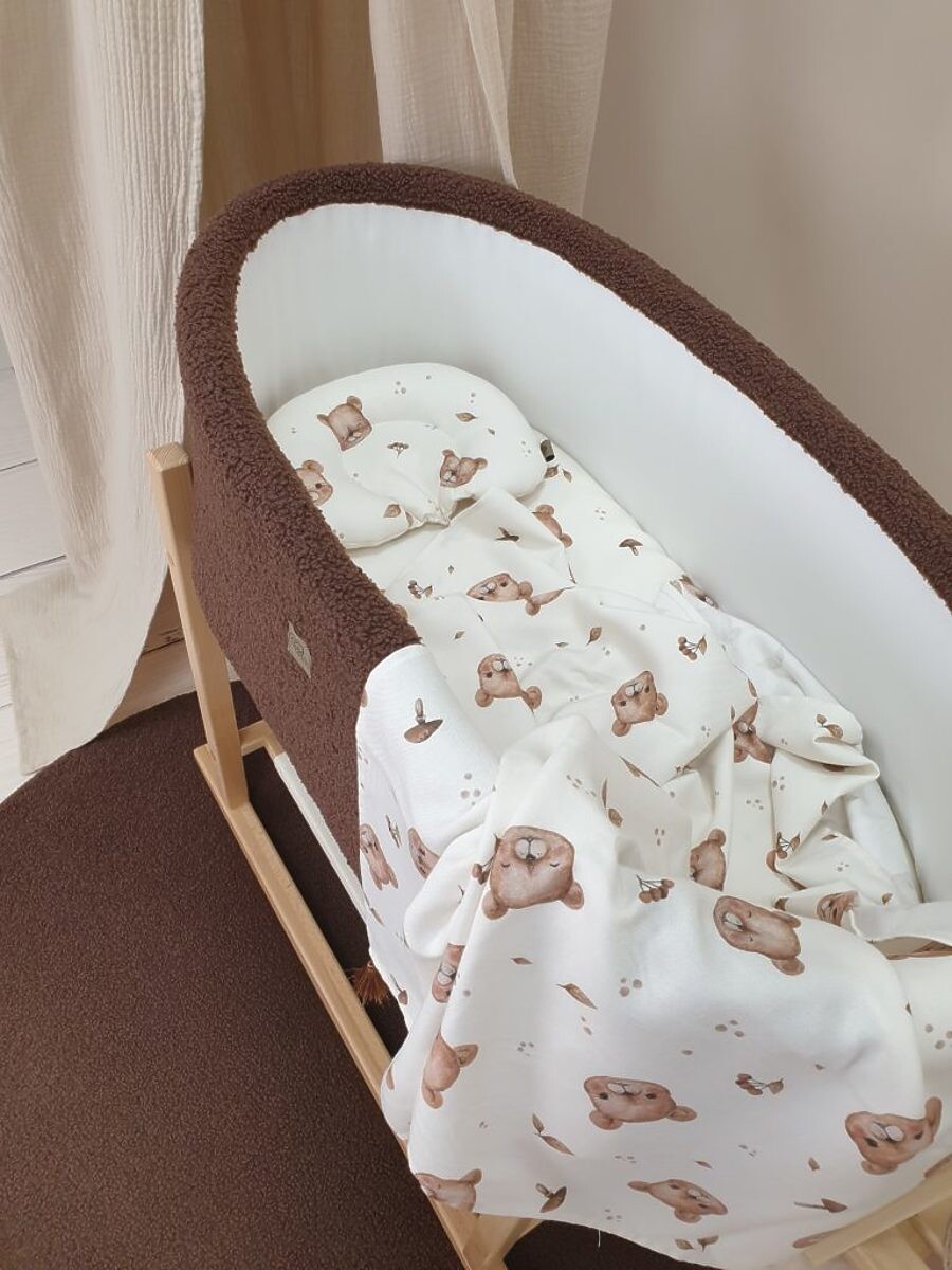 Bambusová sada s lehkou dečkou - medvídek