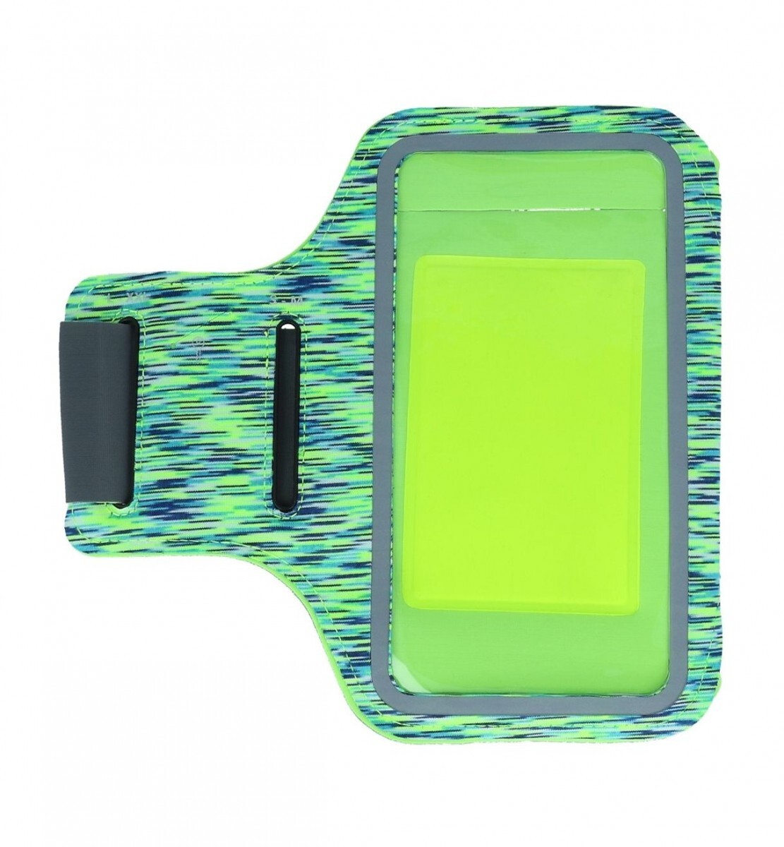 Sportovní pouzdro TopQ na ruku Streaky velikost XL zelené 56575