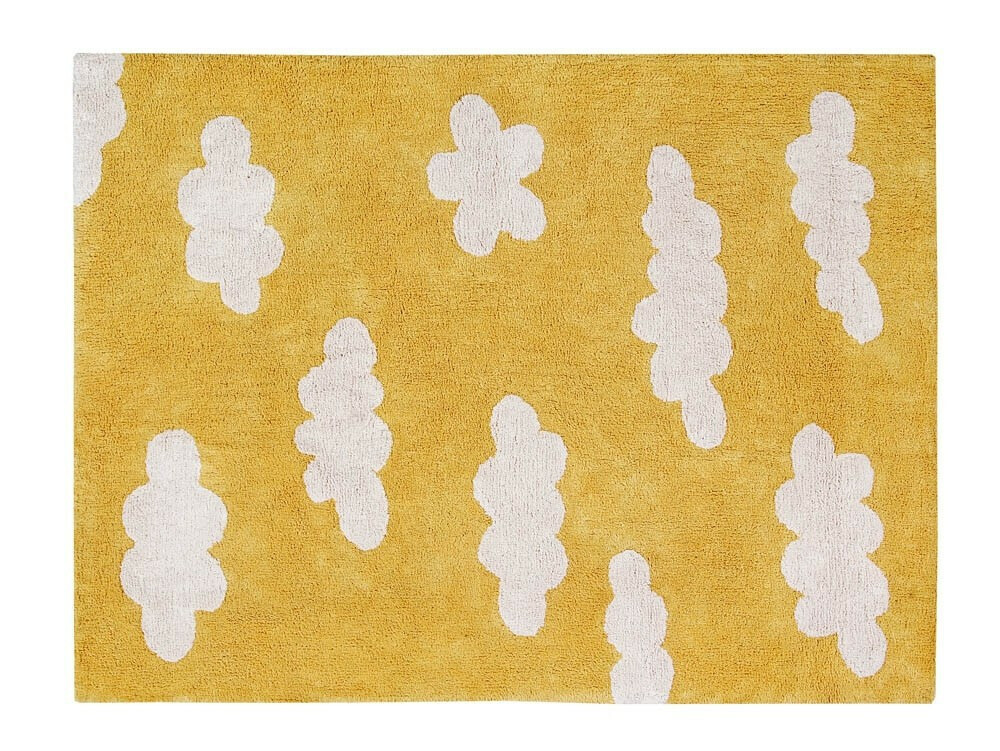 Dětský kusový koberec Clouds Mustard, 120x160, žlutá, dětský pokoj, Lorena Canals