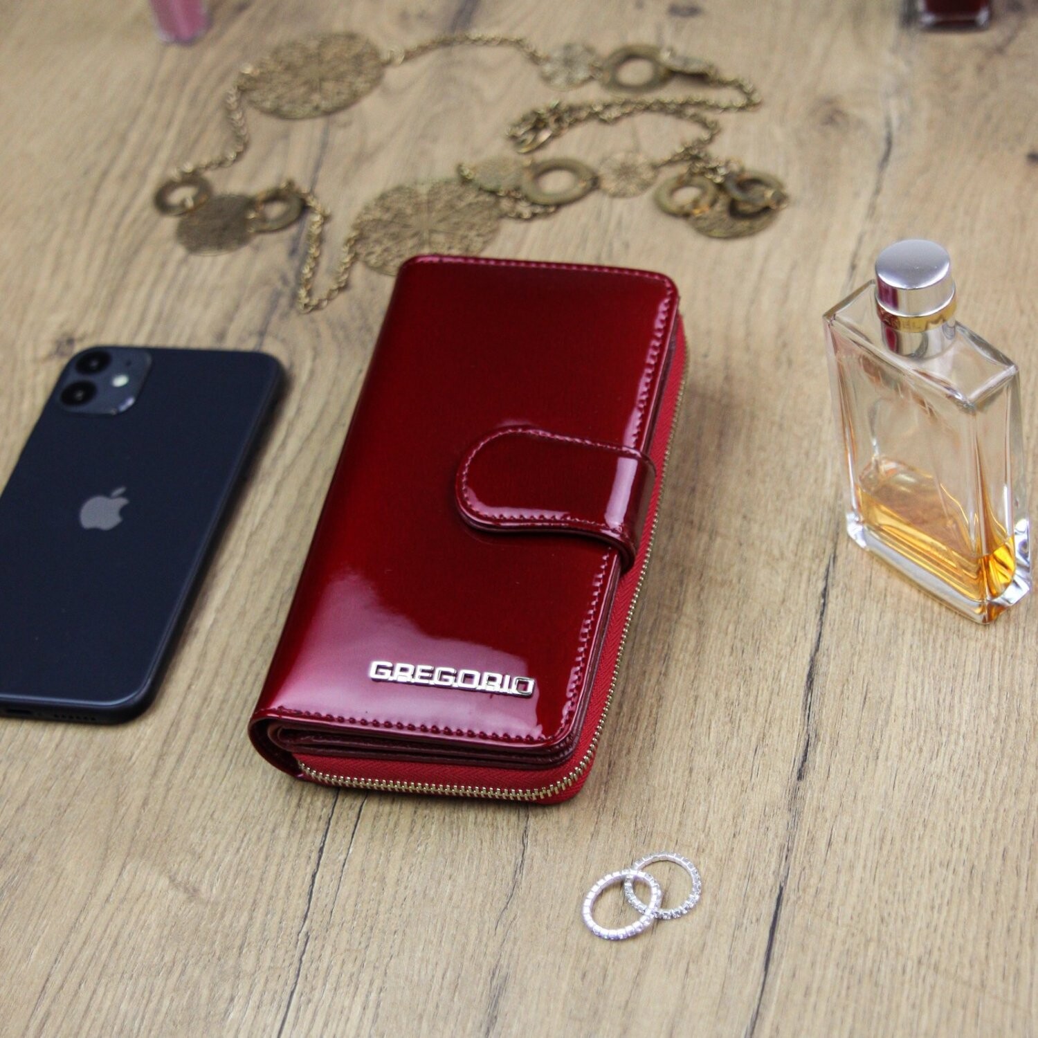 Dámská kožená peněženka červená - Gregorio Matilda červená