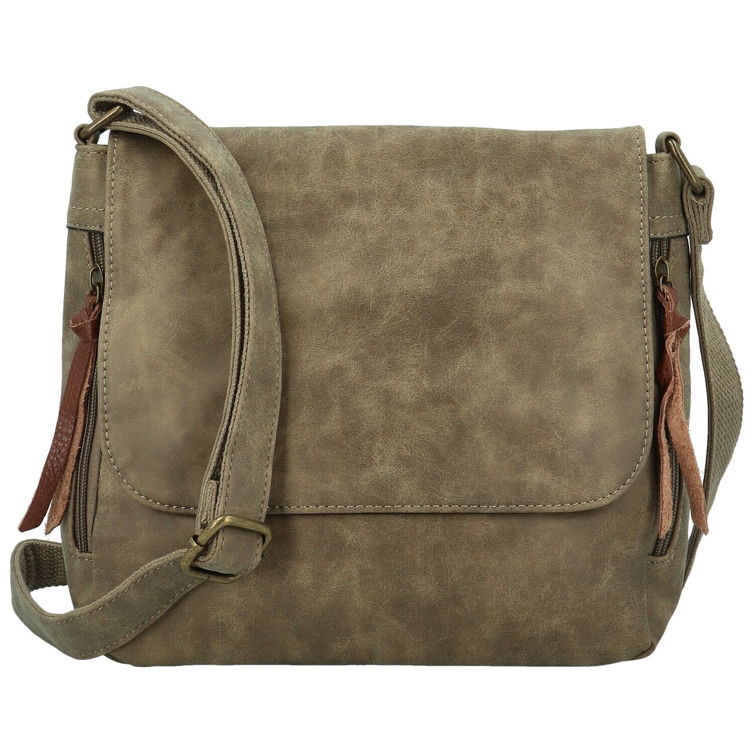 Dámská crossbody kabelka béžová - Paolo bags Aiden béžová